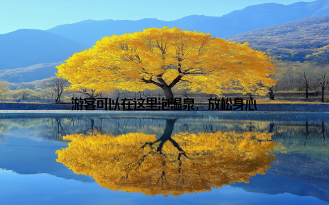 游客可以在这里泡温泉, 放松身心