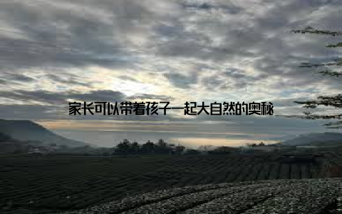 家长可以带着孩子一起大自然的奥秘