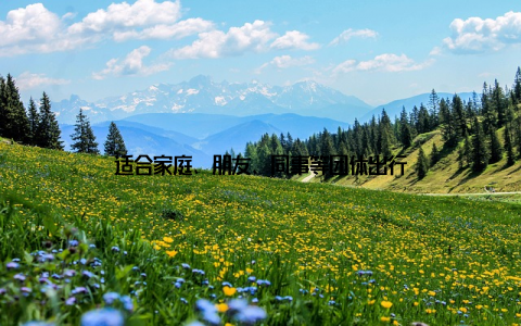 适合家庭、朋友、同事等团体出行