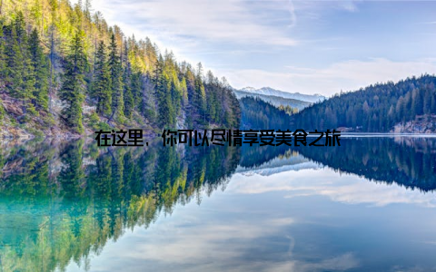 在这里, 你可以尽情享受美食之旅